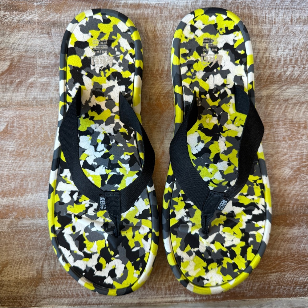 REI Co-op Camouflage Recycled Lightweight Foam Flip Flop Men’s Size 9/Women’s 10 - Picture 8 of 12